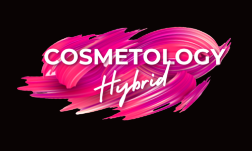 hybrid cosmetology school, logo
