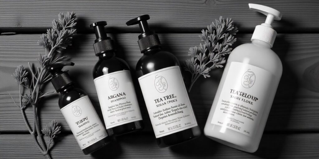 Natural oils and residue-free shampoo for dreadlock natural hair care