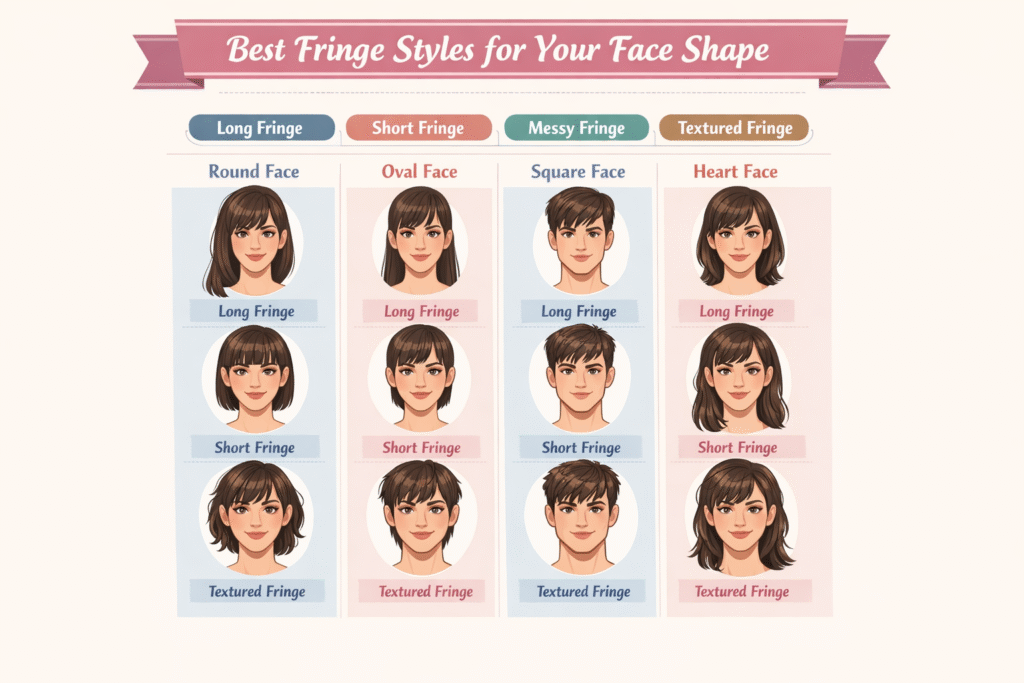 Fringe Haircut Explained: Styles, Face Shapes, and Modern Trends